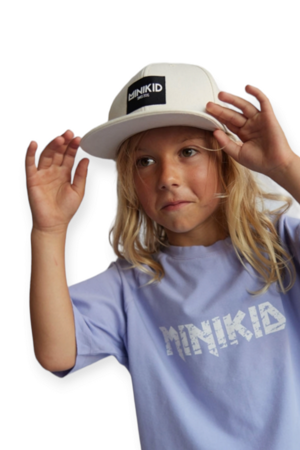 Lasten MINIKID Natural Snapback Lippis