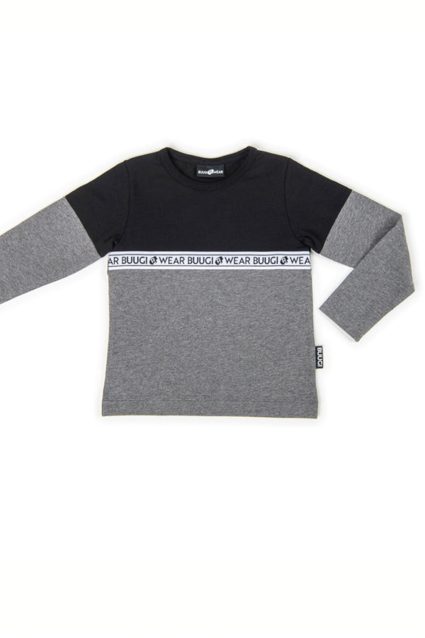 Buugi Wear Pitkähihainen Harmaa Logo Paita