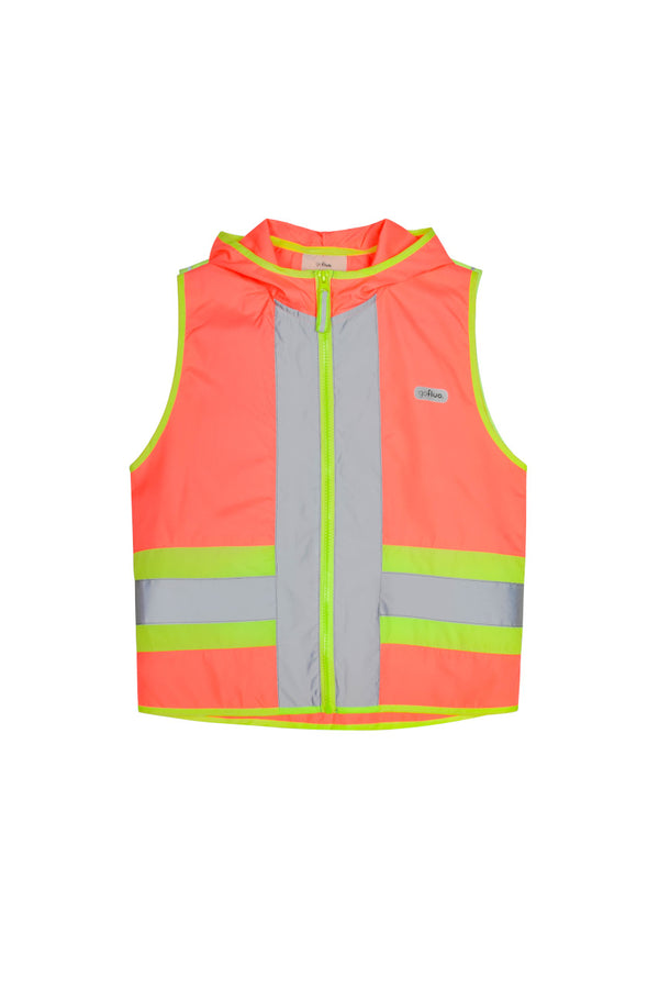 Joy Fluo Vest Coral