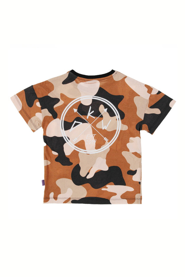 Kiddow Oversize Tee Camo