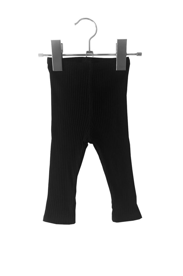 Lovely Littles Mustat Rib Leggingsit