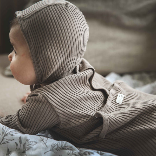 Lovely Littles Vauvan Musta Rib-neulos Jumppis