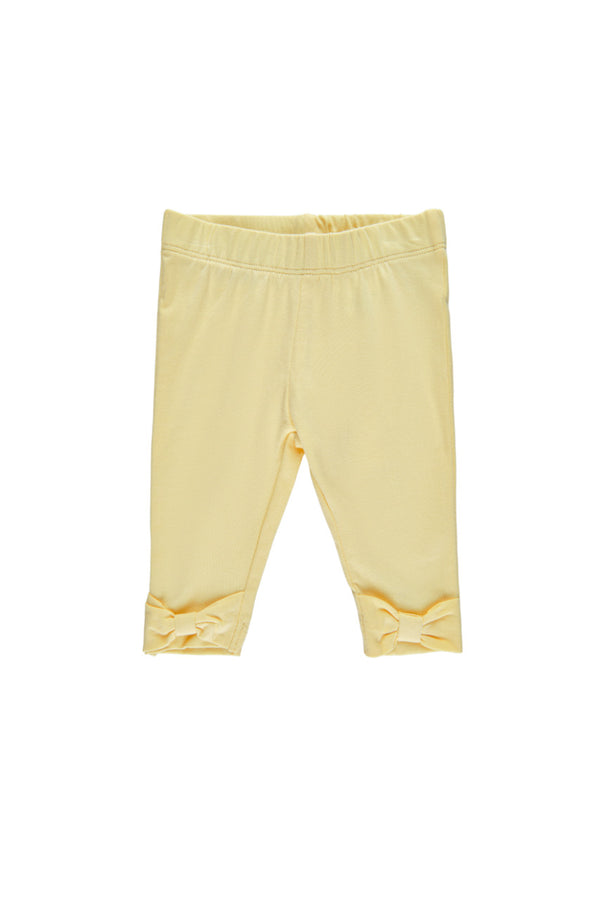 Vauvan Keltaiset Rusetti Leggingsit