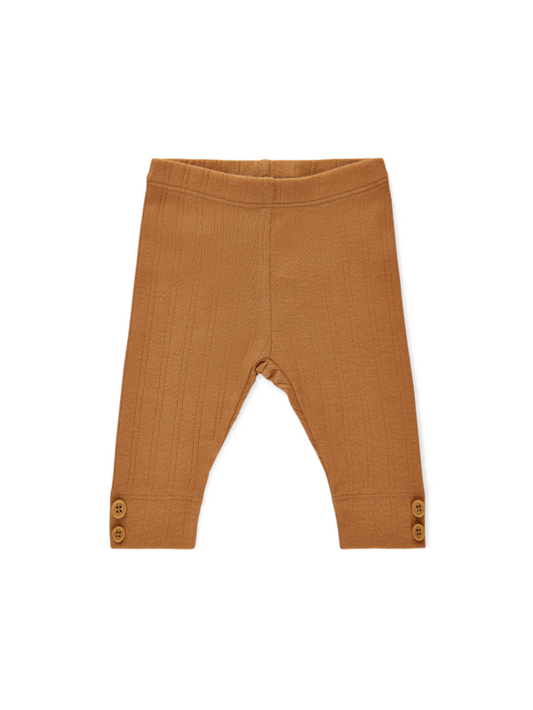 Vauvan Rib Leggingsit Almond