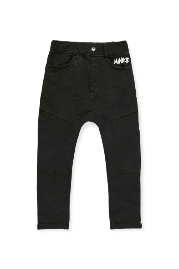 Lasten MINIKID Biker Pantsit Musta