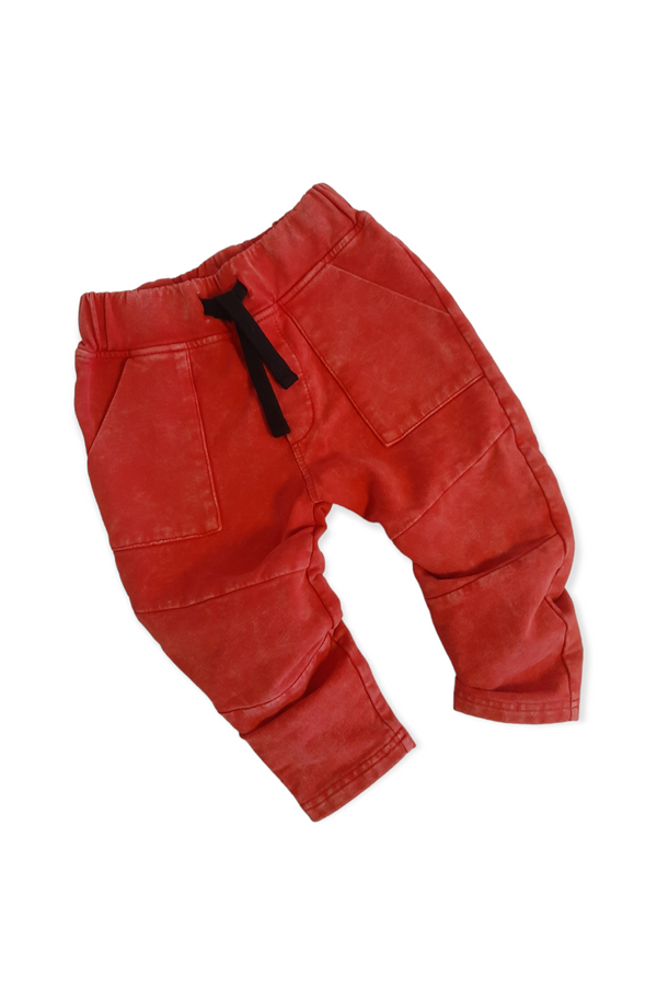 Lasten MINIKID Punaiset Joggerit