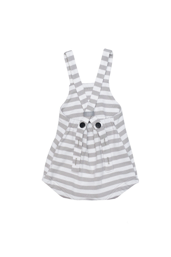 Vauvan Romper Grey'n'White