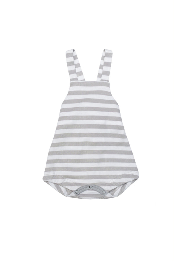 Vauvan Romper Grey'n'White