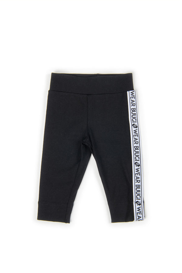 Buugi Wear Mustat Logo Leggigns