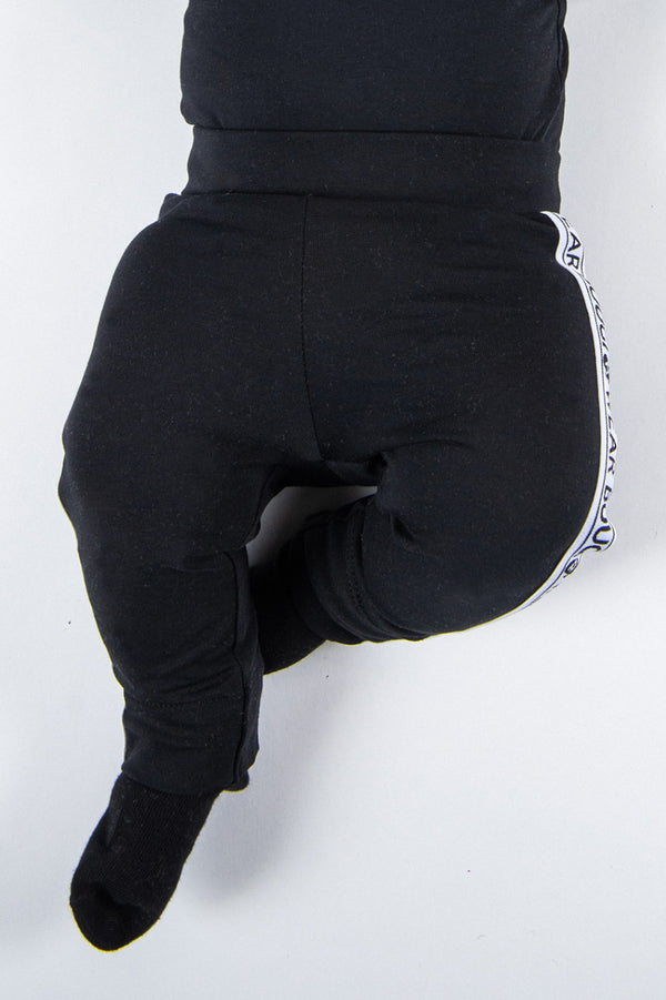 Buugi Wear Mustat Logo Leggigns