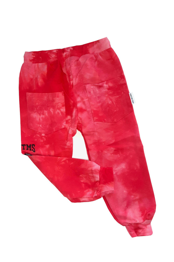 Lasten Punaiset Tie-dye Joggerit Laguna